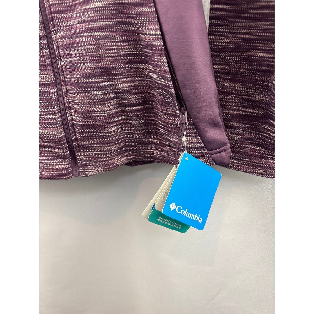 Women’s Columbia Small Purple Zip-Up Hoodie - Picture 5 of 6